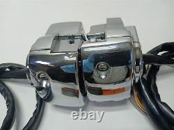 Harley-Davidson 2006 Street Glide Hand Control Switches Chrome Cruise Audio