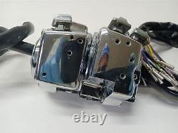 Harley-Davidson 2006 Street Glide Hand Control Switches Chrome Cruise Audio