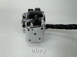 Harley-Davidson 2011 Road Glide CVO Hand Control Switches Chrome For 18 Bars