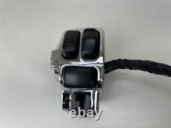 Harley-Davidson 2011 Road Glide CVO Hand Control Switches Chrome For 18 Bars