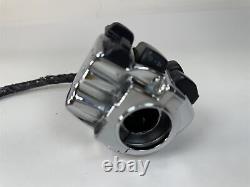 Harley-Davidson 2011 Road Glide CVO Hand Control Switches Chrome For 18 Bars