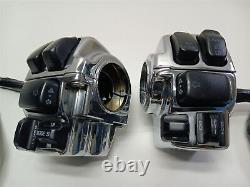 Harley-Davidson 2012 Electra Glide CVO Hand Control Switches Chrome 56866-06A