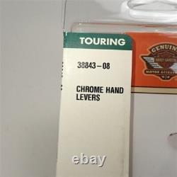 Harley Davidson 38843-08 Genuine chrome hand control lever kit Touring/FLHR