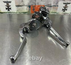 Harley Davidson 9/16 Bore Master Cylinder Hand Controls 96-08 Chrome B126