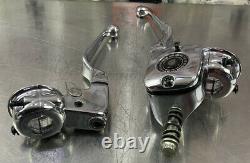 Harley Davidson 9/16 Bore Master Cylinder Hand Controls 96-08 Chrome B126