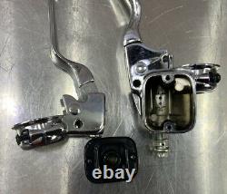 Harley Davidson 9/16 Bore Master Cylinder Hand Controls 96-08 Chrome B126