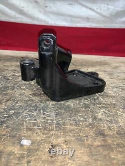 Harley Davidson Black foot peg mounting control brackets 00-up fx softail