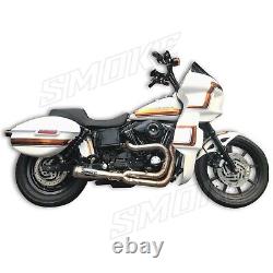 Harley-Davidson Dyna 1999-2017 Exhaust System pipes 2 Into 1 Mide Control