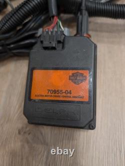 Harley-Davidson Electro-Motor Cruise Control Assembly, 70955-04 & Wiring Harness