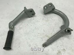 Harley Davidson Forward Mid foot Controls Brackets Gray Sportster Dyna Softail