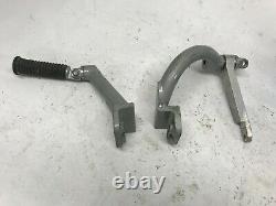 Harley Davidson Forward Mid foot Controls Brackets Gray Sportster Dyna Softail