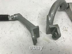 Harley Davidson Forward Mid foot Controls Brackets Gray Sportster Dyna Softail