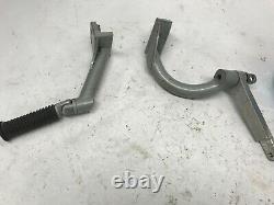 Harley Davidson Forward Mid foot Controls Brackets Gray Sportster Dyna Softail