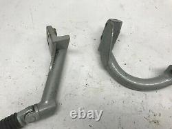 Harley Davidson Forward Mid foot Controls Brackets Gray Sportster Dyna Softail