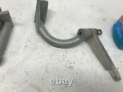 Harley Davidson Forward Mid foot Controls Brackets Gray Sportster Dyna Softail