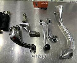 Harley Davidson Fxr 1982-1994 MID Foot Control Package Chrome/polished Nice Y95