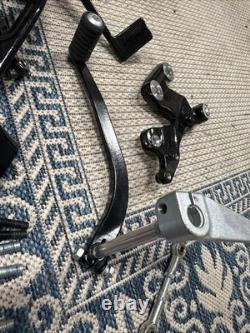 Harley-Davidson Gloss Black Mid Controls 2018-25 Softail, Street Bob, Take Offs