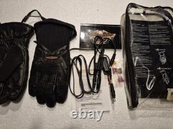 Harley Davidson Heated Gloves Sz M. NOS. Built In Temp Control. New