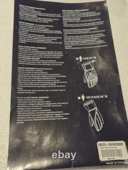 Harley Davidson Heated Gloves Sz M. NOS. Built In Temp Control. New