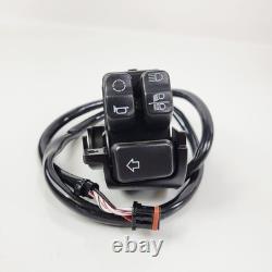 Harley Davidson M8 Softail Left Switch Pack Light Controls with Harness 2018-25