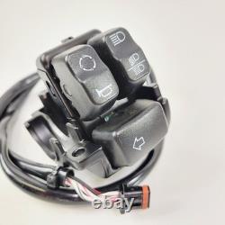 Harley Davidson M8 Softail Left Switch Pack Light Controls with Harness 2018-25