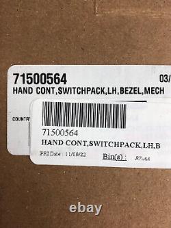Harley Davidson OEM Hand Control Switchback LH Bezel P/N 71500564 NOS NEW
