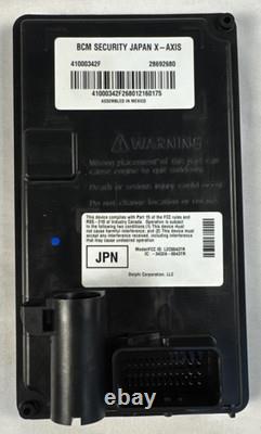Harley Davidson Oem Body Control Module Bcm X-axis Touring 41000342f