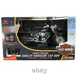 Harley Davidson Remote Control Fat Boy NEW BRIGHT 1/6 SCALE