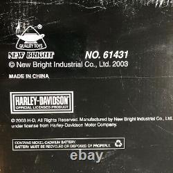 Harley Davidson Remote Control Fat Boy NEW BRIGHT 1/6 SCALE