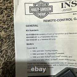 Harley Davidson Remote Control Garage Door Opener 91558-01A OEM Assembly