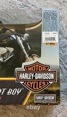 Harley Davidson SEALED Fat Boy Radio Remote Control R/C Motorcycle Bike 6V 61431
