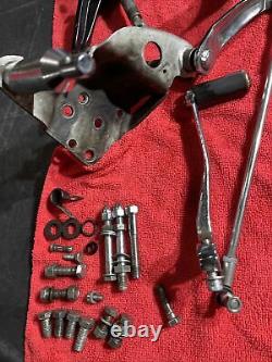 Harley EVO FATBOY, HERITAGE Softail Foot Controls Floorboard Mounts Lot of Parts