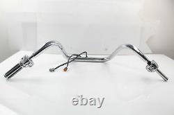 Harley Fatboy FLSTF 1996 1.5 Chubby Handlebars Kit With Controls 14 Rise