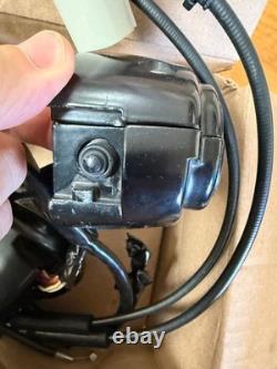 Harley H bar black controls left and right set with cables OEM takeoffs 70239-07
