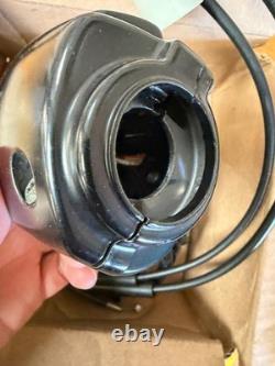 Harley H bar black controls left and right set with cables OEM takeoffs 70239-07