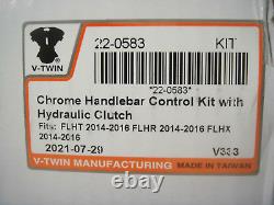 Harley Lever Handlebar Control Kit FLHT FLHR FLHX Hydraulic V-Twin 22-0583 Y2