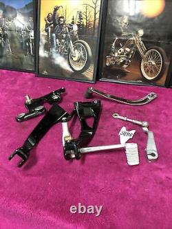 Harley M8 FXBB Streetbob Softail Mid Controls 2018-up Foot Peg Mount Dyna