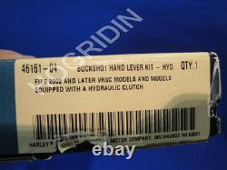Harley buckshot v rod vrsc handlebars chrome hand controls levers kit 46161-04