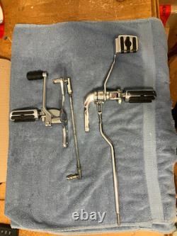 Harley davidson dyna fxdwg wide glide factory oem chrome forward controls