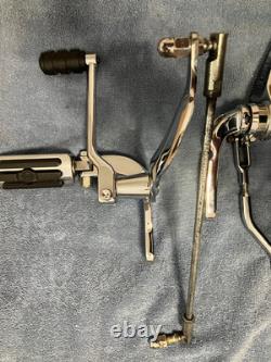 Harley davidson dyna fxdwg wide glide factory oem chrome forward controls