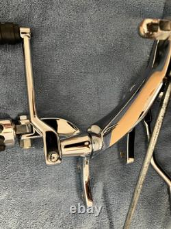 Harley davidson dyna fxdwg wide glide factory oem chrome forward controls