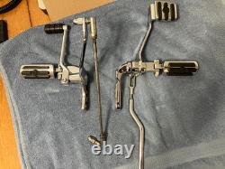 Harley davidson dyna fxdwg wide glide factory oem chrome forward controls