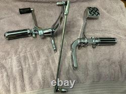 Harley davidson evo twin cam fxd fxdwg dyna glide chrome forward controls