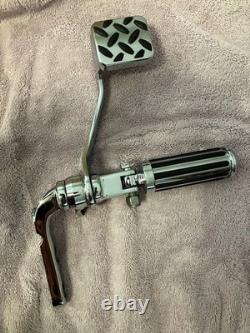 Harley davidson evo twin cam fxd fxdwg dyna glide chrome forward controls