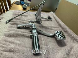 Harley davidson evo twin cam fxd fxdwg dyna glide chrome forward controls