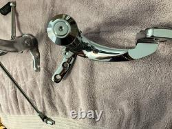 Harley davidson evo twin cam fxd fxdwg dyna glide chrome forward controls