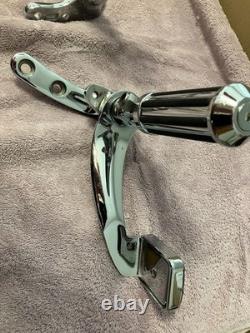 Harley davidson evo twin cam fxd fxdwg dyna glide chrome forward controls