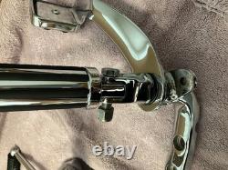 Harley davidson evo twin cam fxd fxdwg dyna glide chrome forward controls