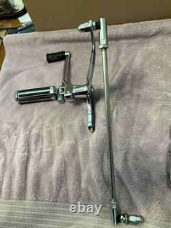 Harley davidson evo twin cam fxd fxdwg dyna glide chrome forward controls