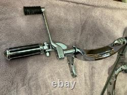 Harley davidson evo twin cam fxd fxdwg dyna glide chrome forward controls